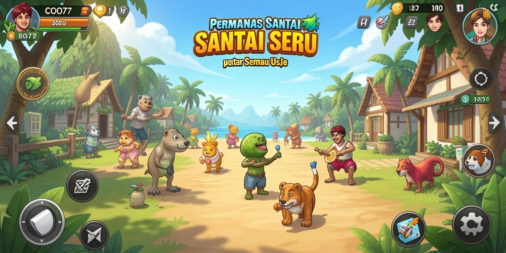 Screenshot menunjukkan gameplay menyenangkan COO77 yang menghibur.