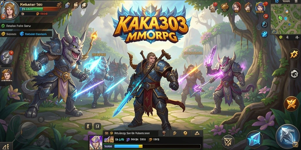 Screenshot gameplay KAKA303 yang menunjukkan pertarungan epik antar pemain.