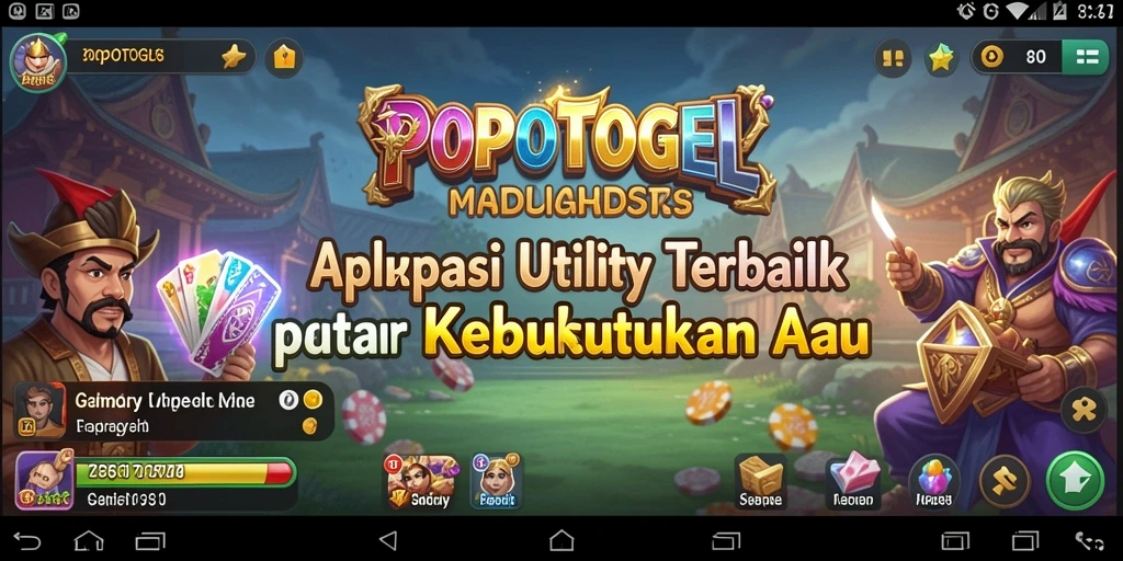 Screenshot utama POPOTOGEL menampilkan antarmuka pengguna yang intuitif.