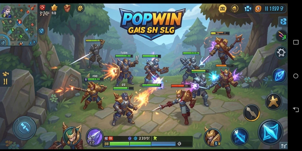 Tampilan gameplay POPWIN yang memikat dan strategi menantang.