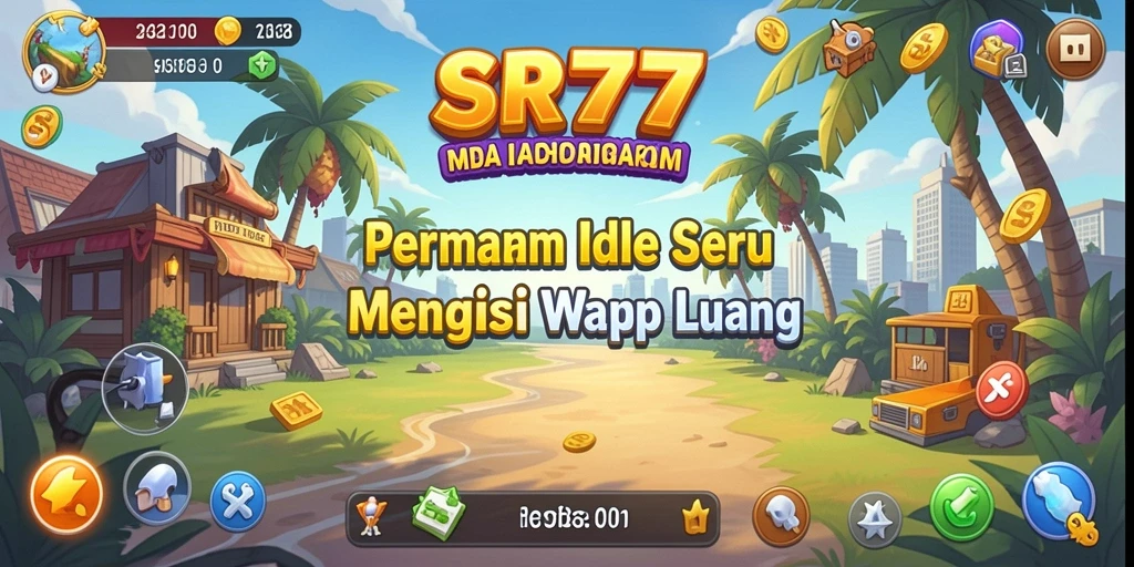 Tampilan gameplay SR777 yang menarik dalam genre Idle.